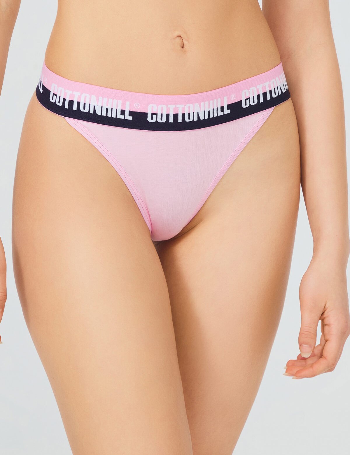Cottonhill γυναικείο ροζ βαμβακερό εσώρουχο String CH0902